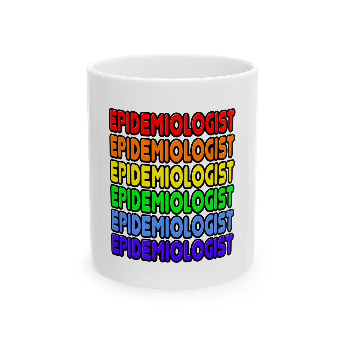 Rainbow Epidemiologist - Ceramic Mug, (11oz, 15oz)