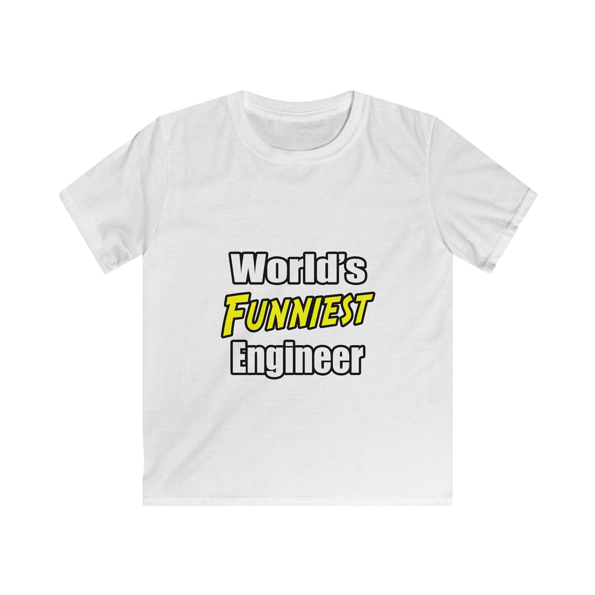 World's Funniest Engineer - Kids Softstyle Tee