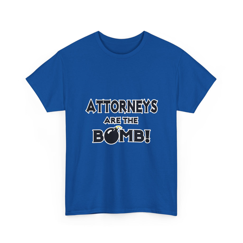 Attorneys Are The Bomb! - Unisex Heavy Cotton Tee