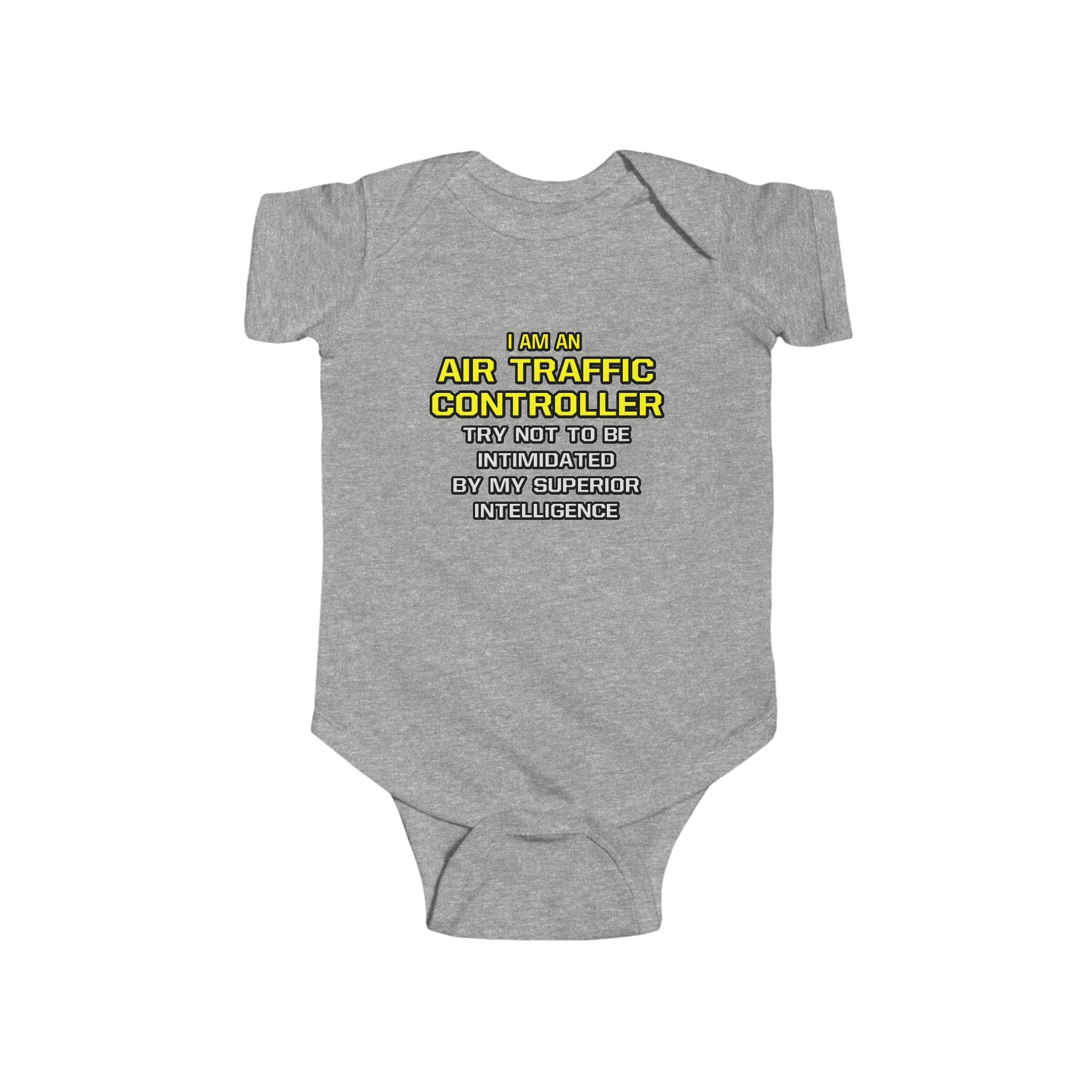 Air Traffic Controller...Superior Intelligence - Infant Fine Jersey Bodysuit
