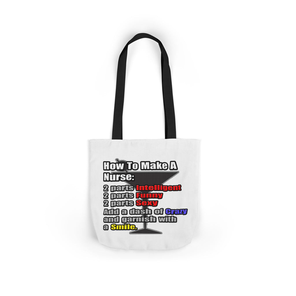 How To Make a Nurse - Canvas Tote Bag, 5-Color Straps