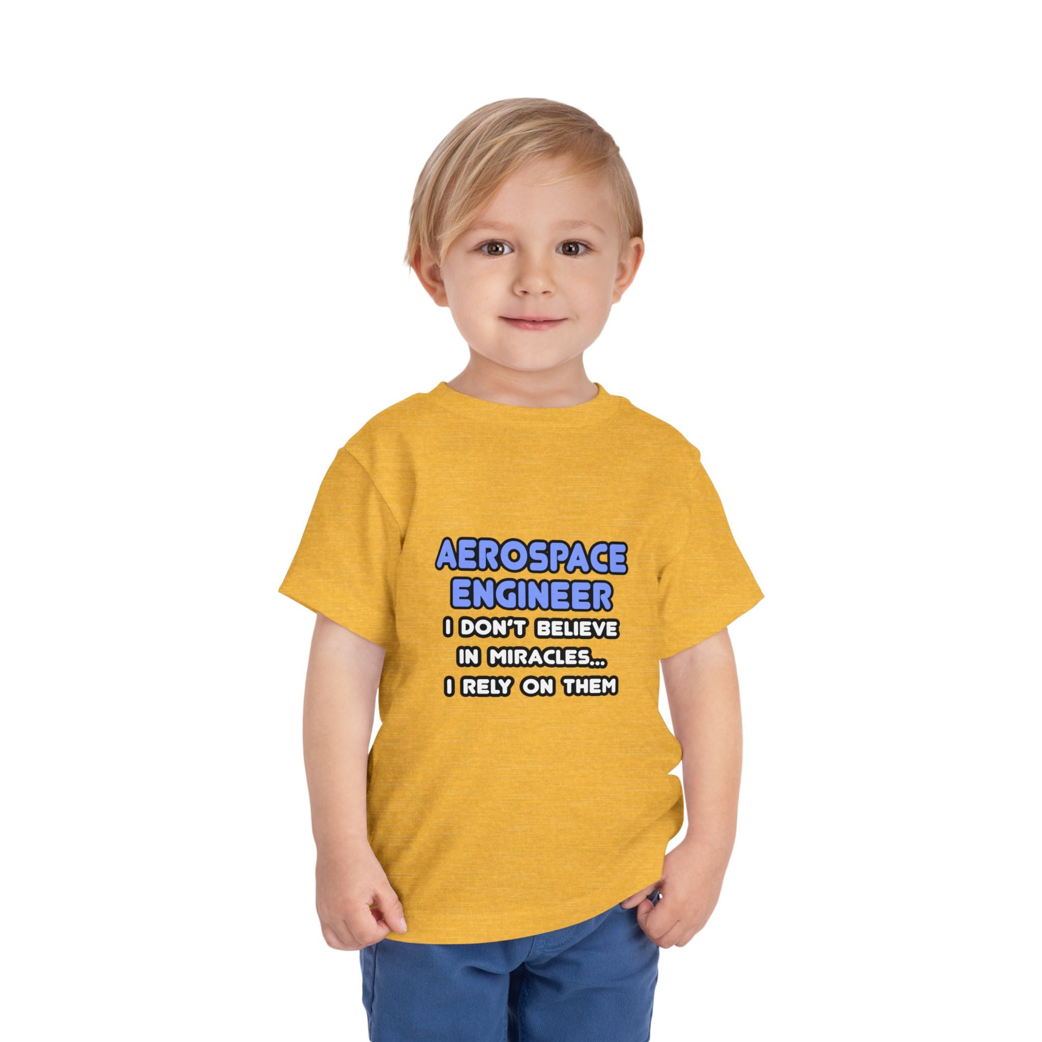 Miracles and Aerospace Engineers - Toddler Short Sleeve Tee