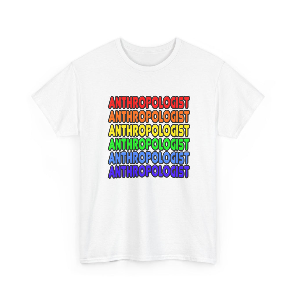 Rainbow Anthropologist - Unisex Heavy Cotton Tee