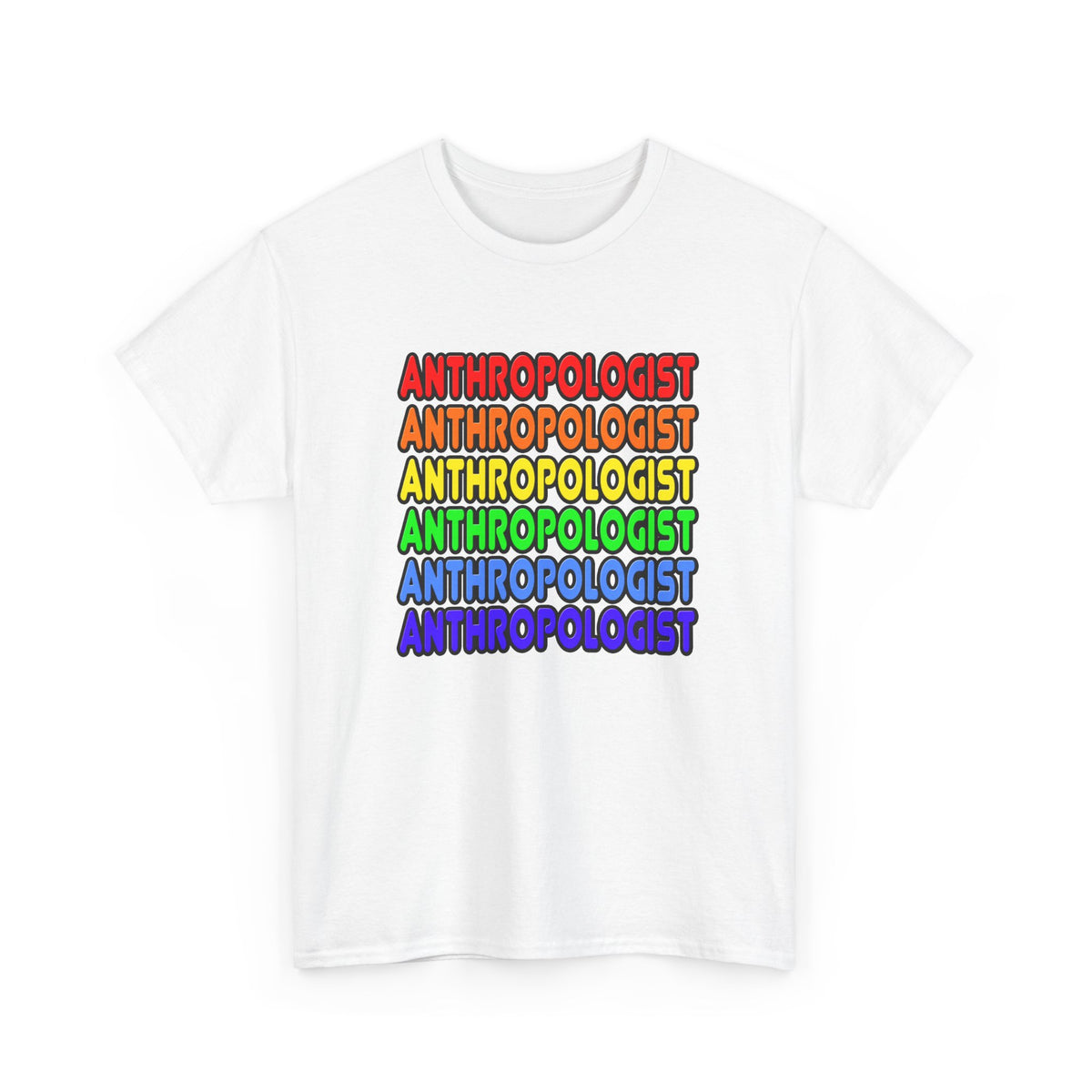 Rainbow Anthropologist - Unisex Heavy Cotton Tee