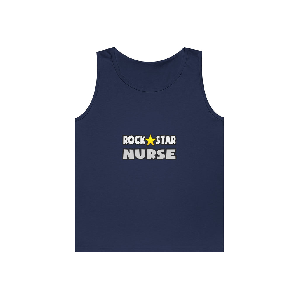 Rock Star Nurse (2) - Unisex Heavy Cotton Tank Top