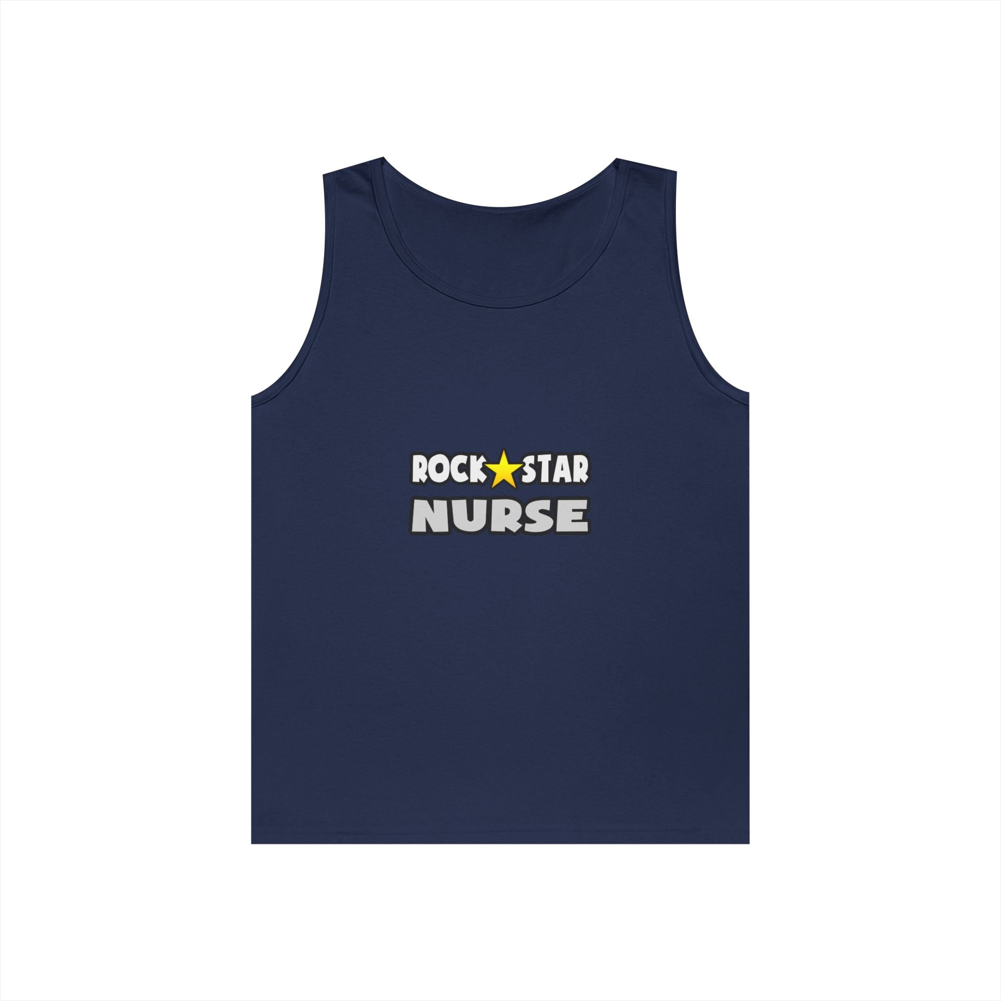 Rock Star Nurse (2) - Unisex Heavy Cotton Tank Top