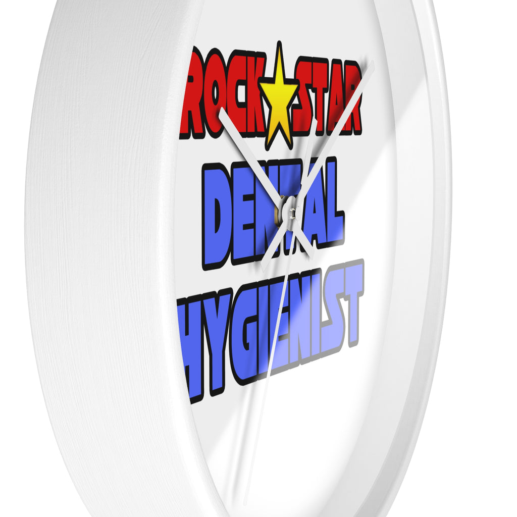 Rock Star Dental Hygienist - Wall Clock