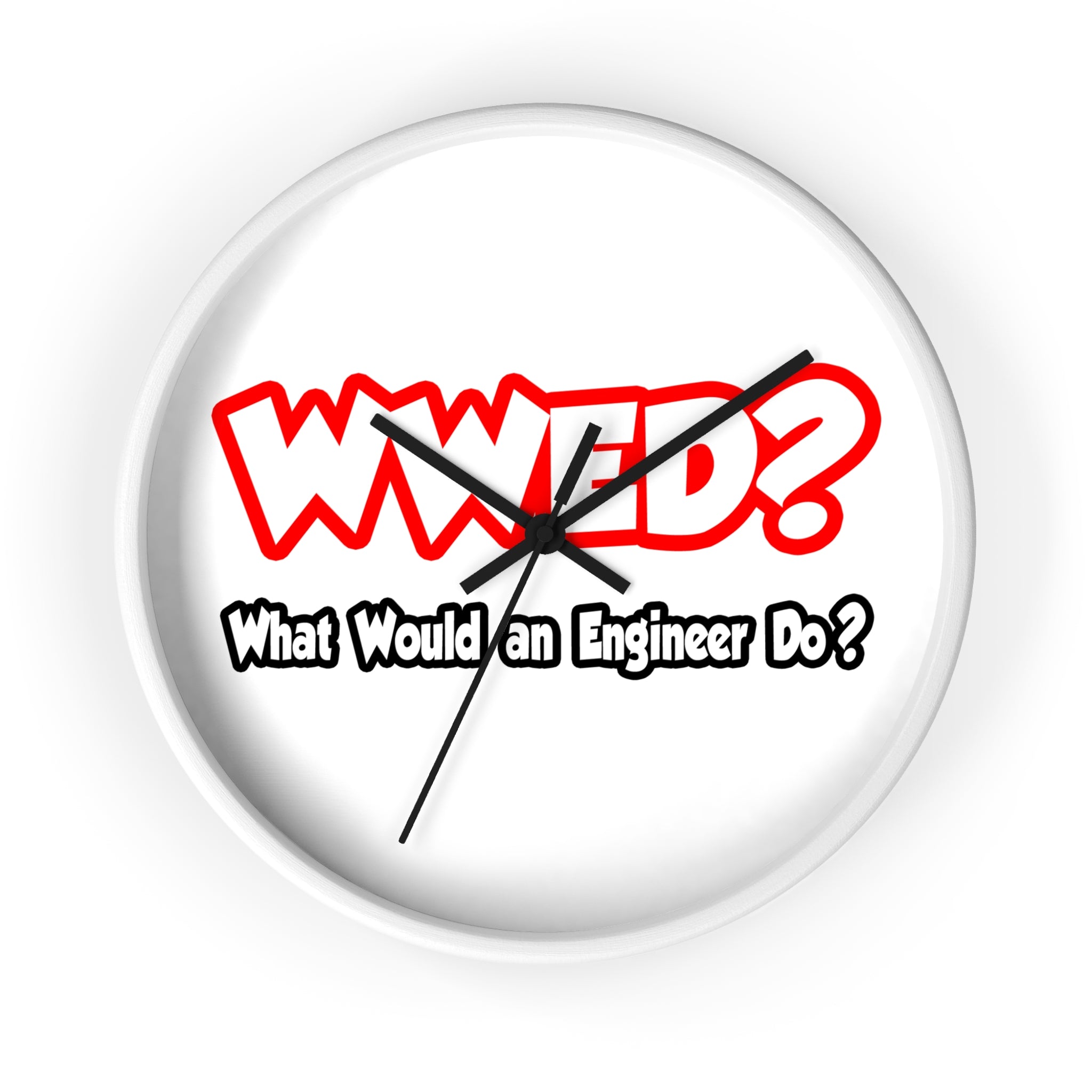 WWED...What Would an Engineer Do - Wall Clock
