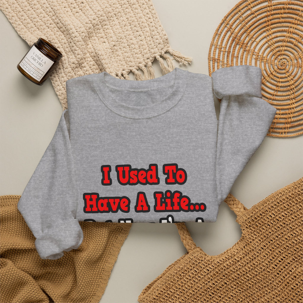 I Used to Have a Life...Cardiologist - Unisex Heavy Blend™ Crewneck Sweatshirt