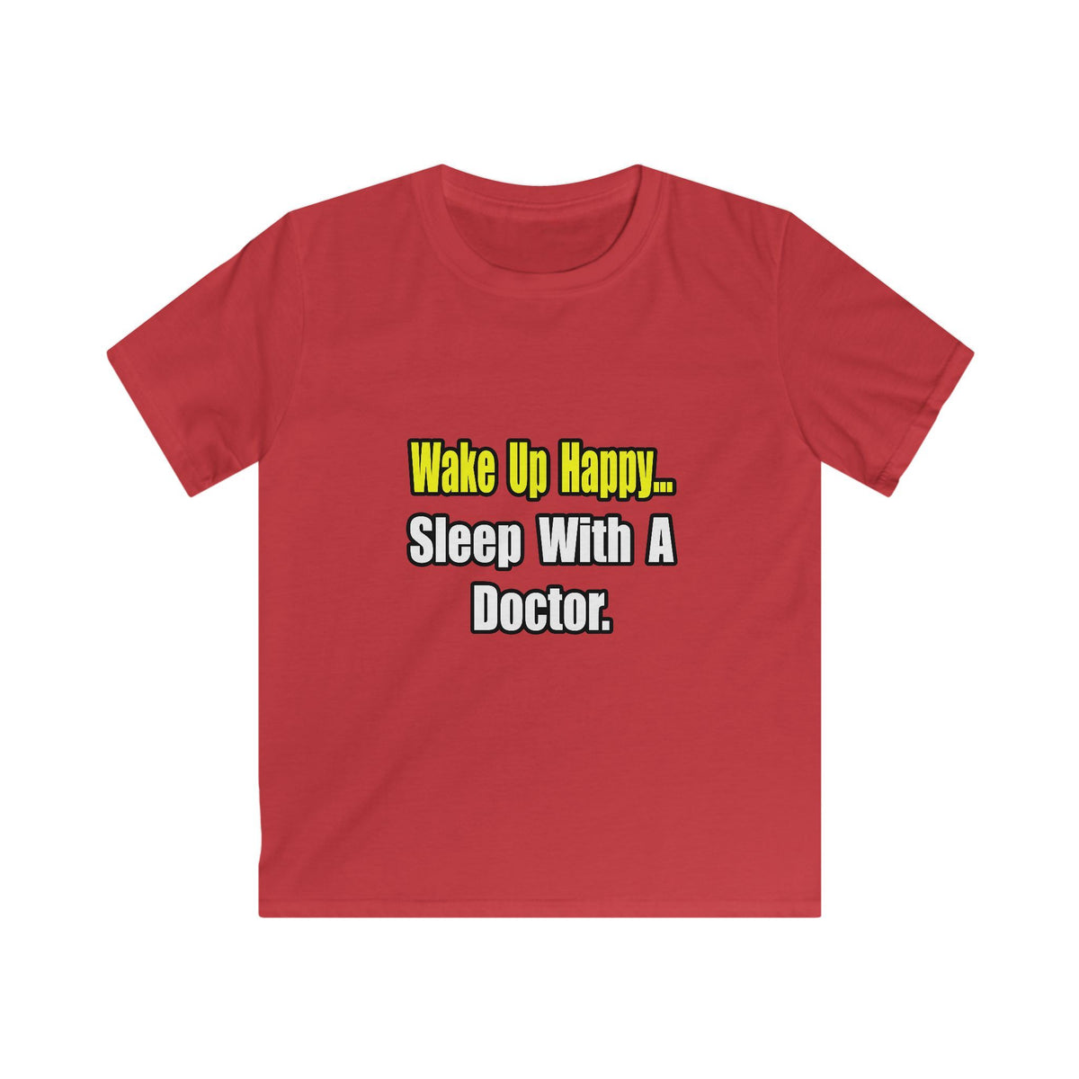 Sleep With Doctor - Kids Softstyle Tee