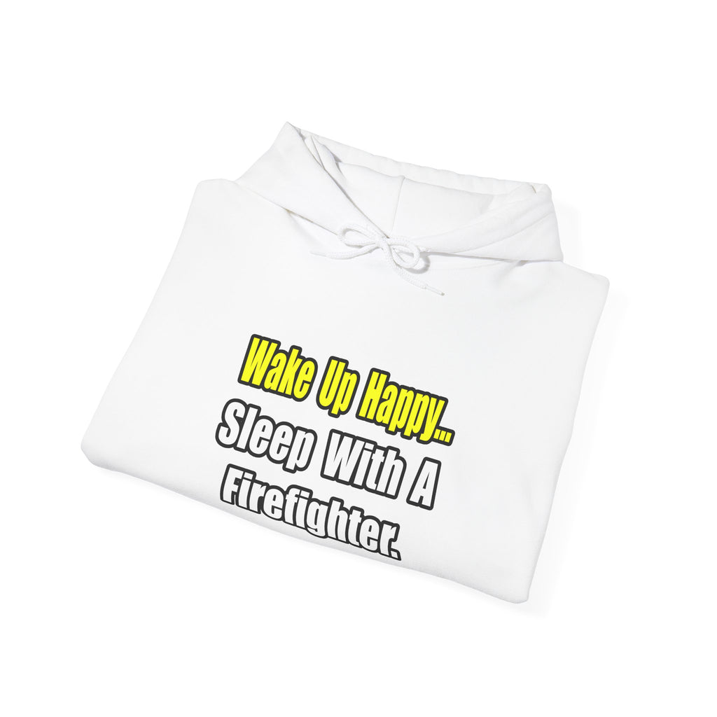 Sleep With Firefighter - Unisex Heavy Blend™ Hooded Sweatshirt