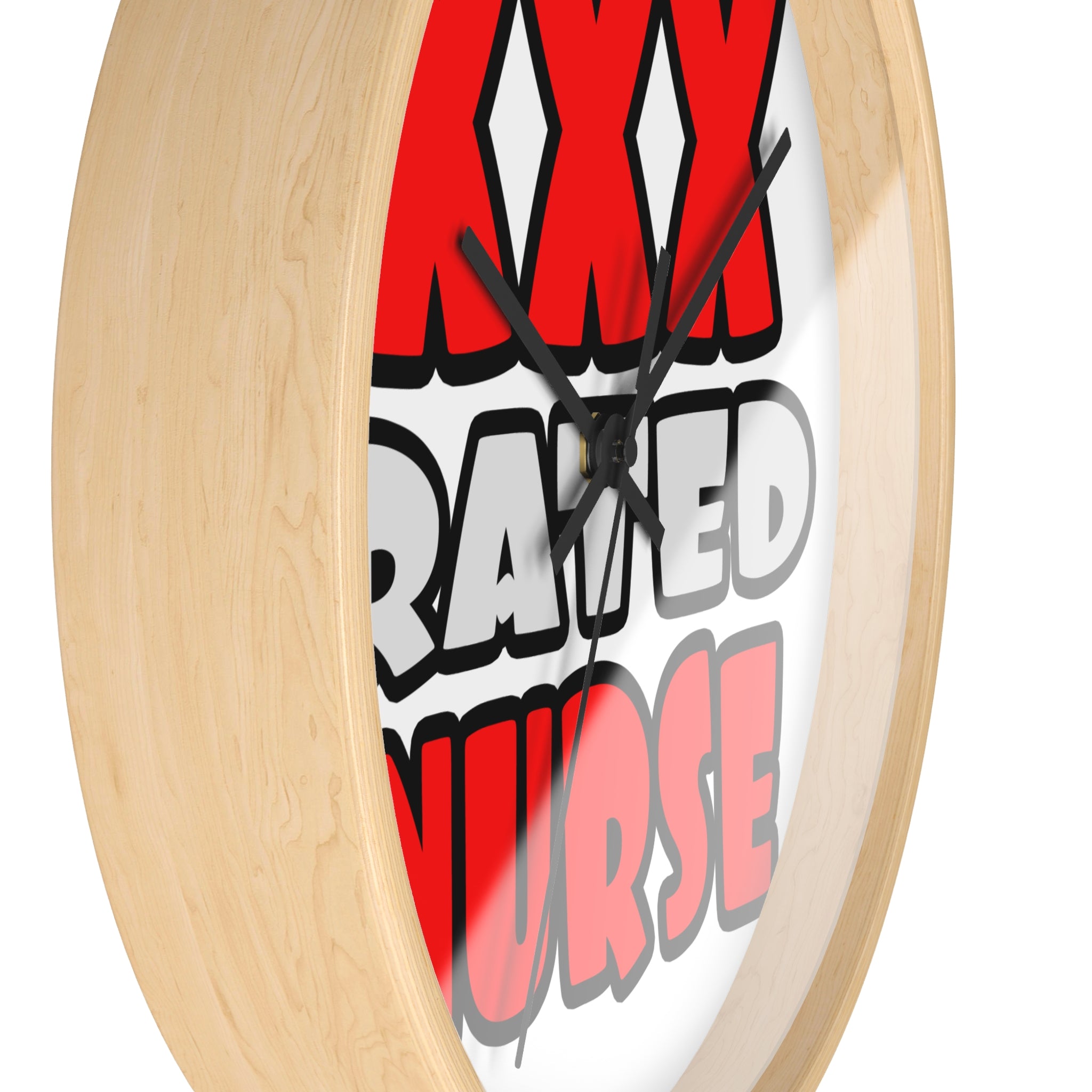 XXX Rated Nurse - Wall Clock