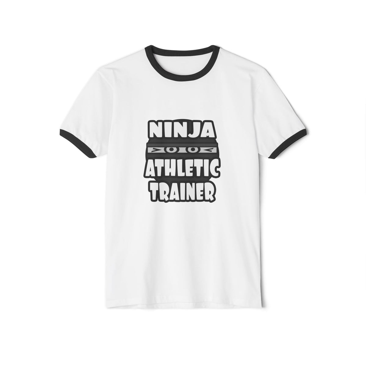 Ninja Athletic Trainer - Unisex Cotton Ringer T-Shirt