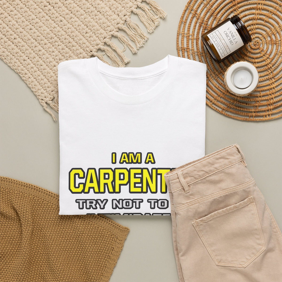 Carpenter...Superior Intelligence - Unisex Heavy Cotton Tee