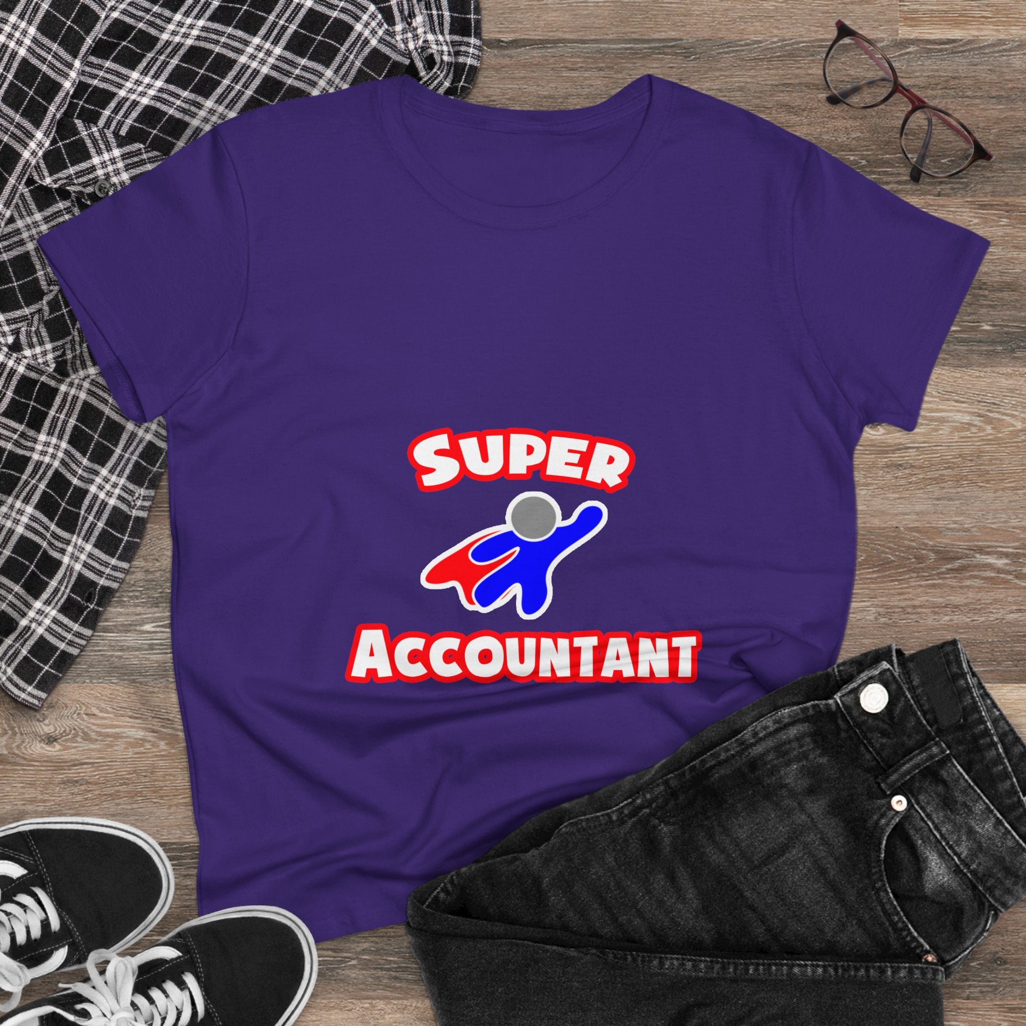 Super Accountant (2) - Women's Midweight Cotton Tee