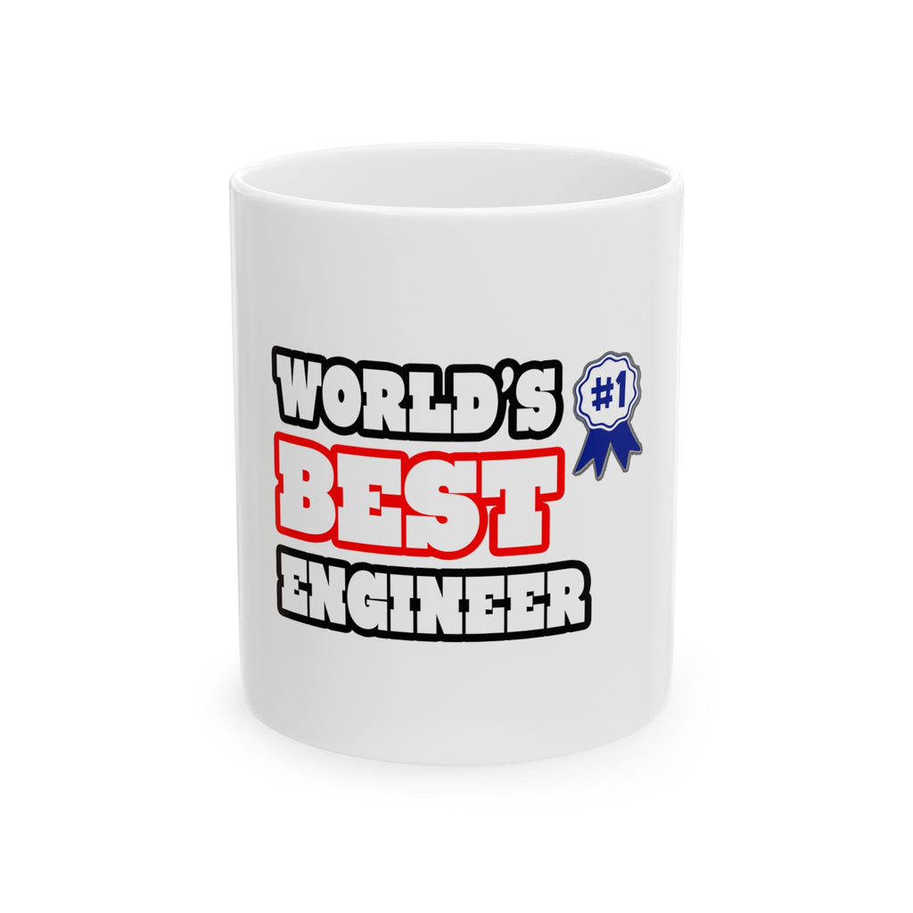 World's Best Engineer - Ceramic Mug, (11oz, 15oz)