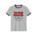 You Can't Scare Me...Editor - Unisex Cotton Ringer T-Shirt