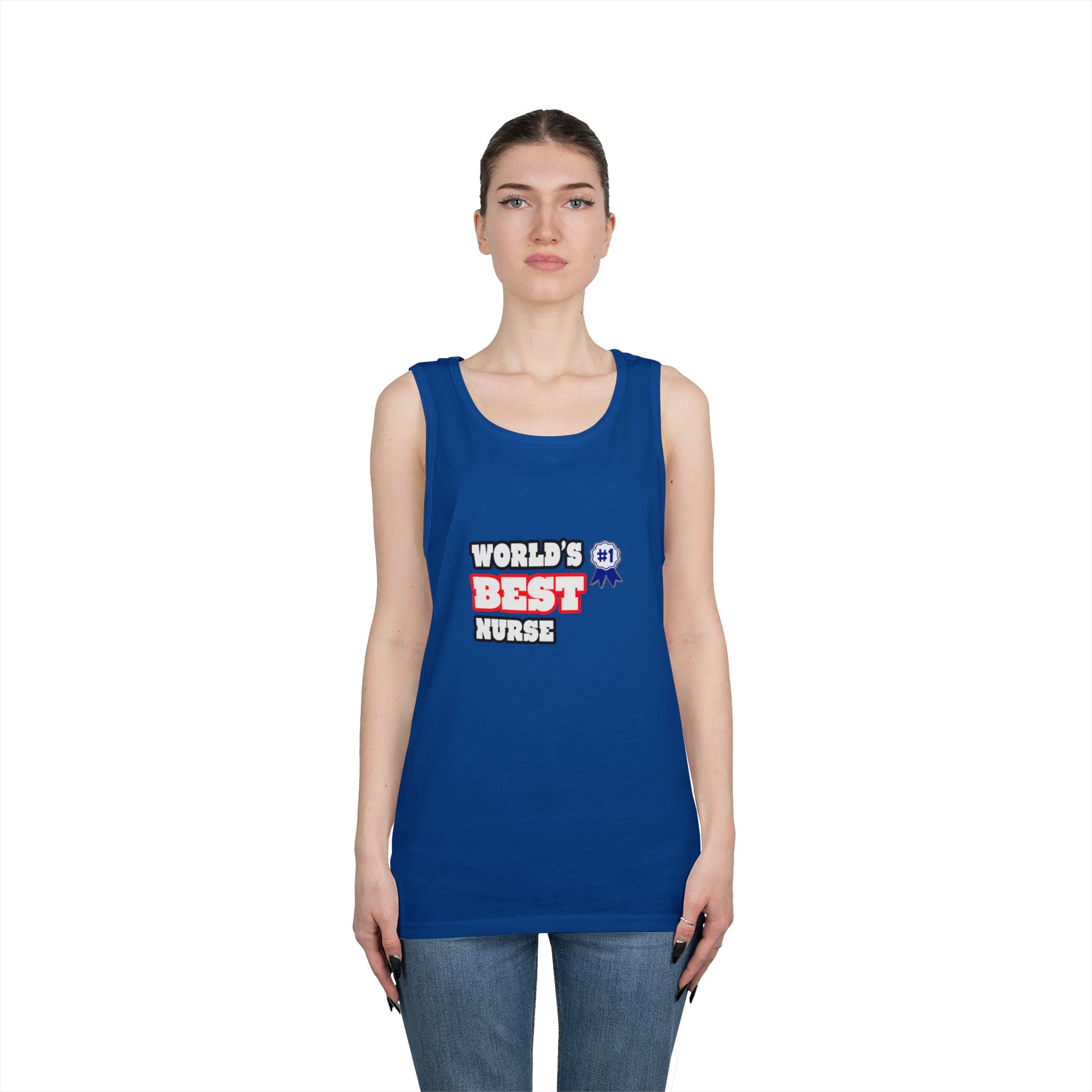 World's Best Nurse - Unisex Heavy Cotton Tank Top