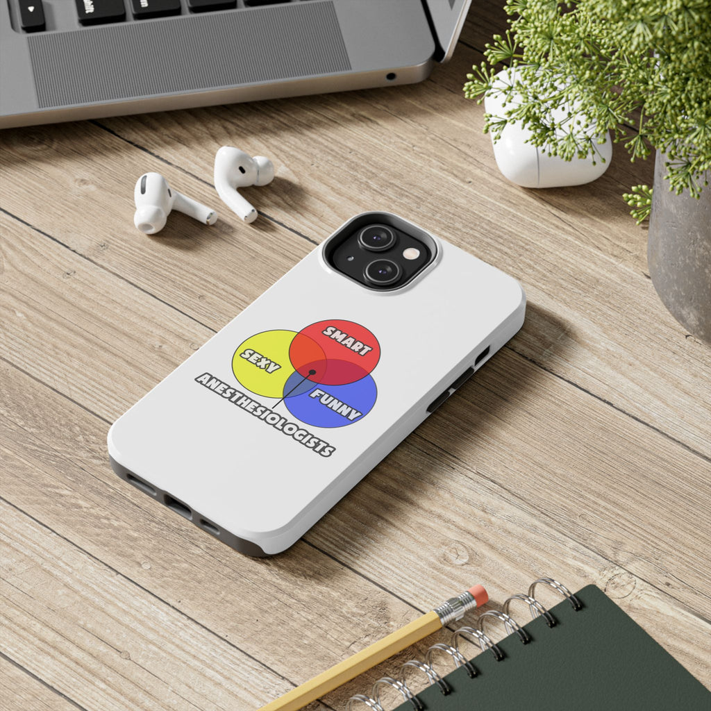 Venn Diagram .. Anesthesiologists - Tough Phone Cases