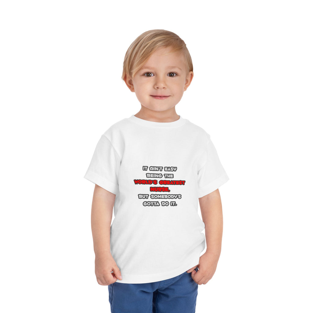 World's Greatest Nurse Joke - Toddler Short Sleeve Tee