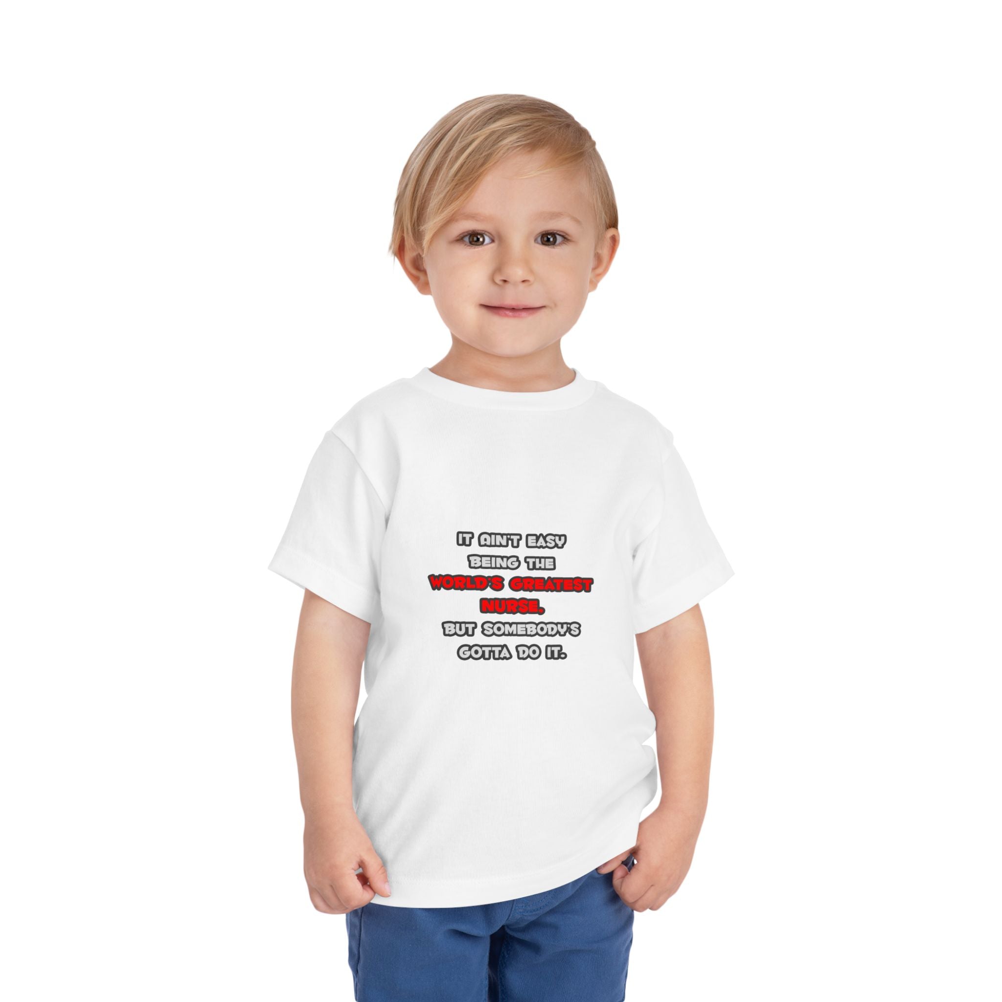 World's Greatest Nurse Joke - Toddler Short Sleeve Tee