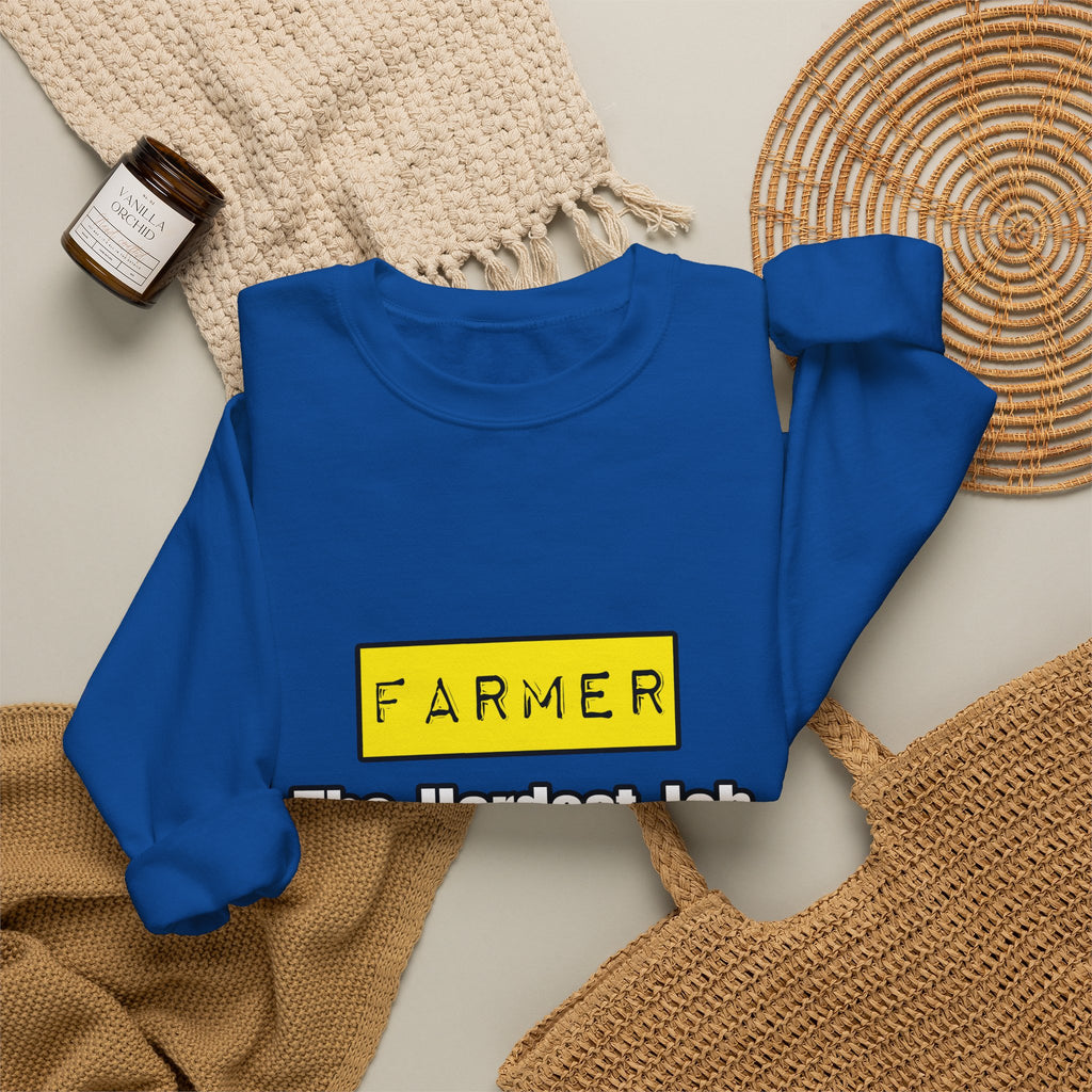Farmer...Hardest Job You'll Ever Love - Unisex Heavy Blend™ Crewneck Sweatshirt