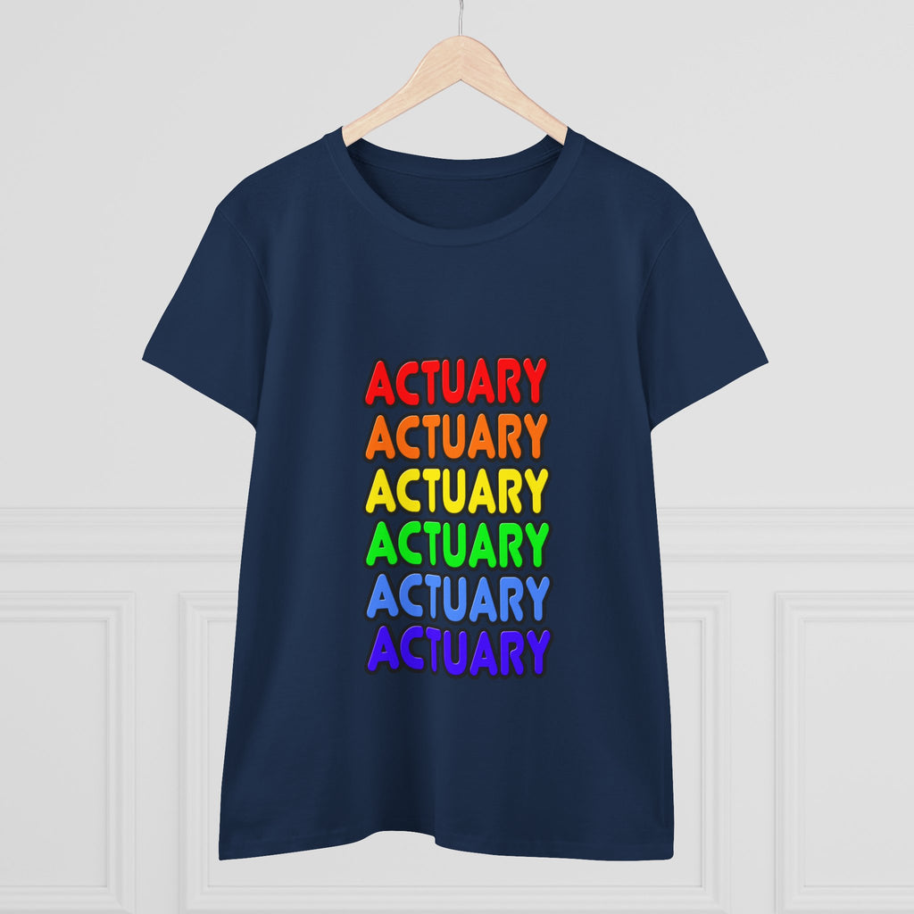 Rainbow Actuary - Women's Midweight Cotton Tee