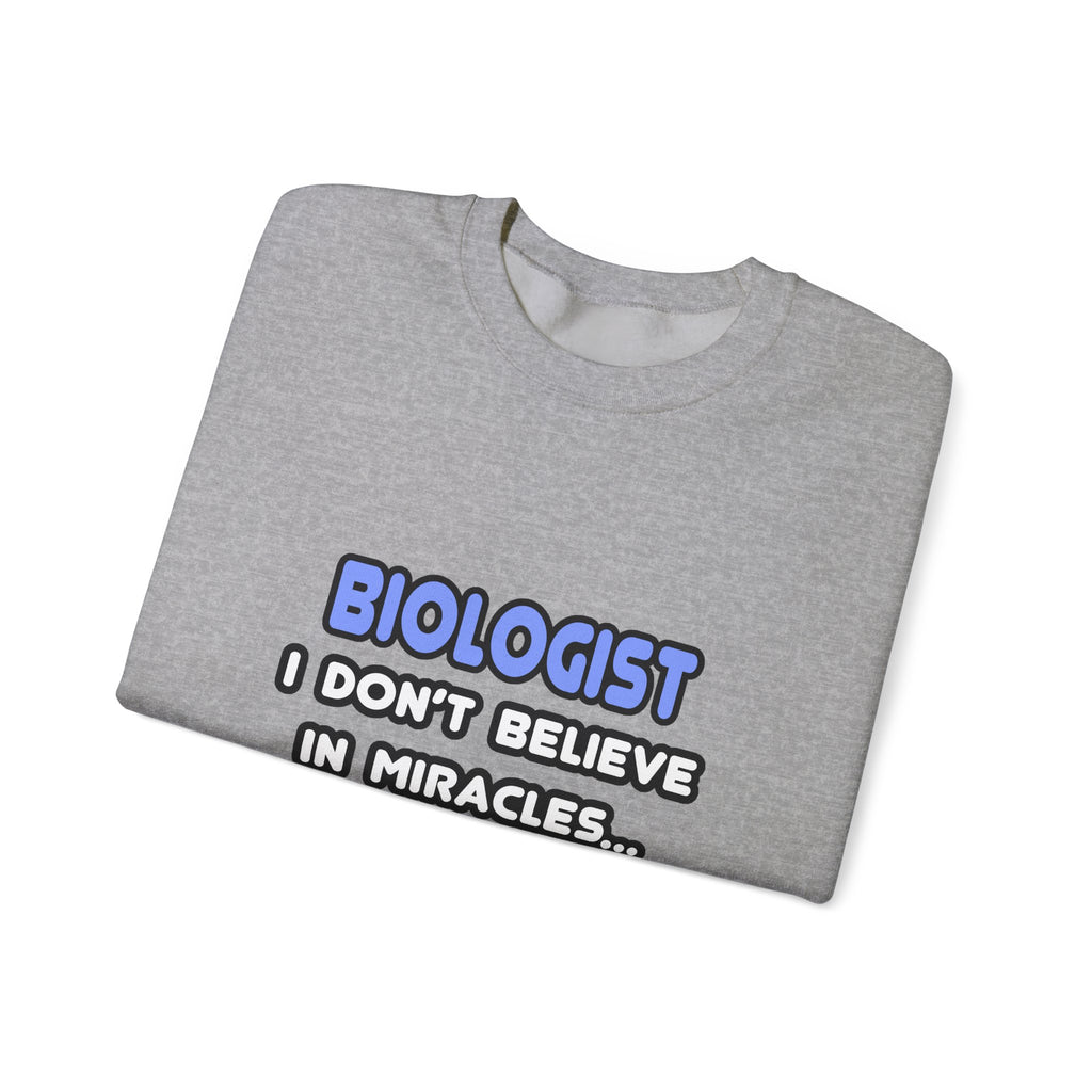 Miracles and Biologists - Unisex Heavy Blend™ Crewneck Sweatshirt