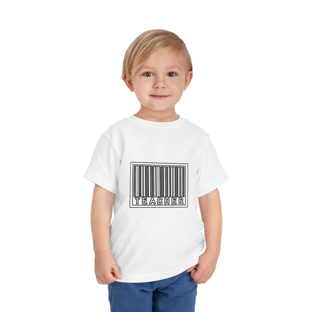 Barcode Teacher - Toddler Short Sleeve Tee