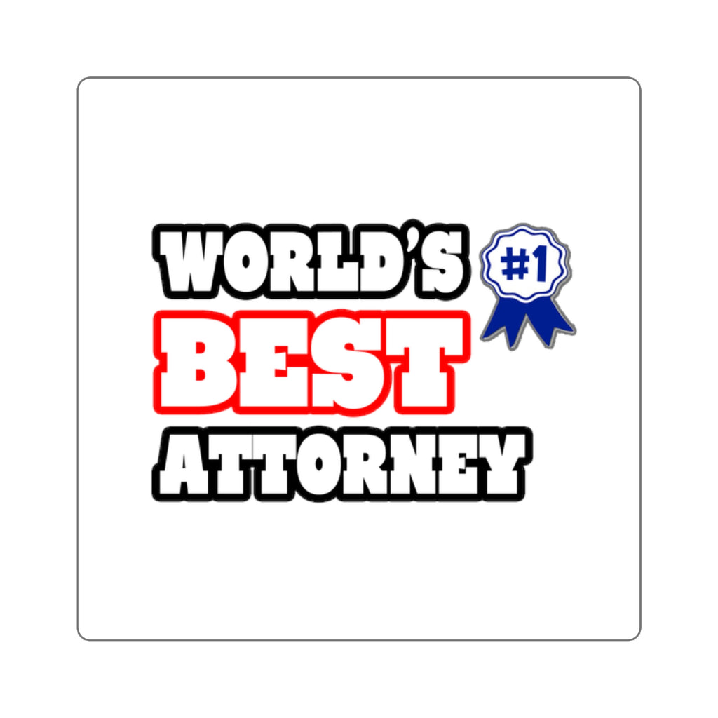 World's Best Attorney - Square Stickers