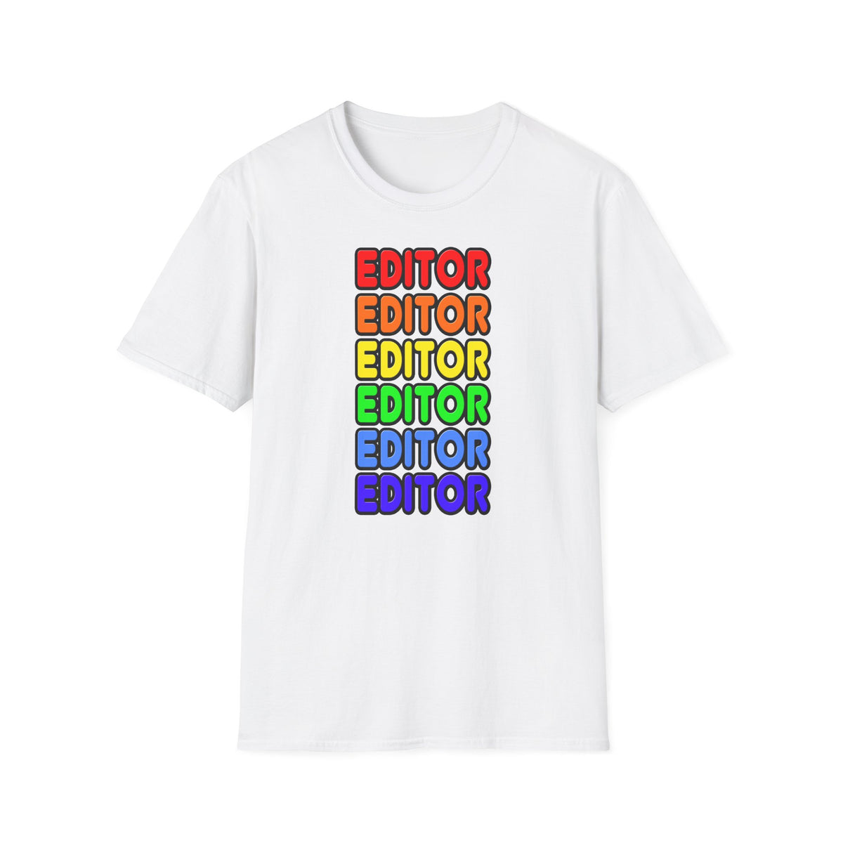 Rainbow Editor - Unisex Softstyle T-Shirt