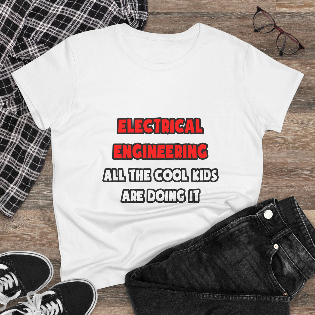Funny Electrical Engineer Shirts and Gifts - Women's Midweight Cotton Tee