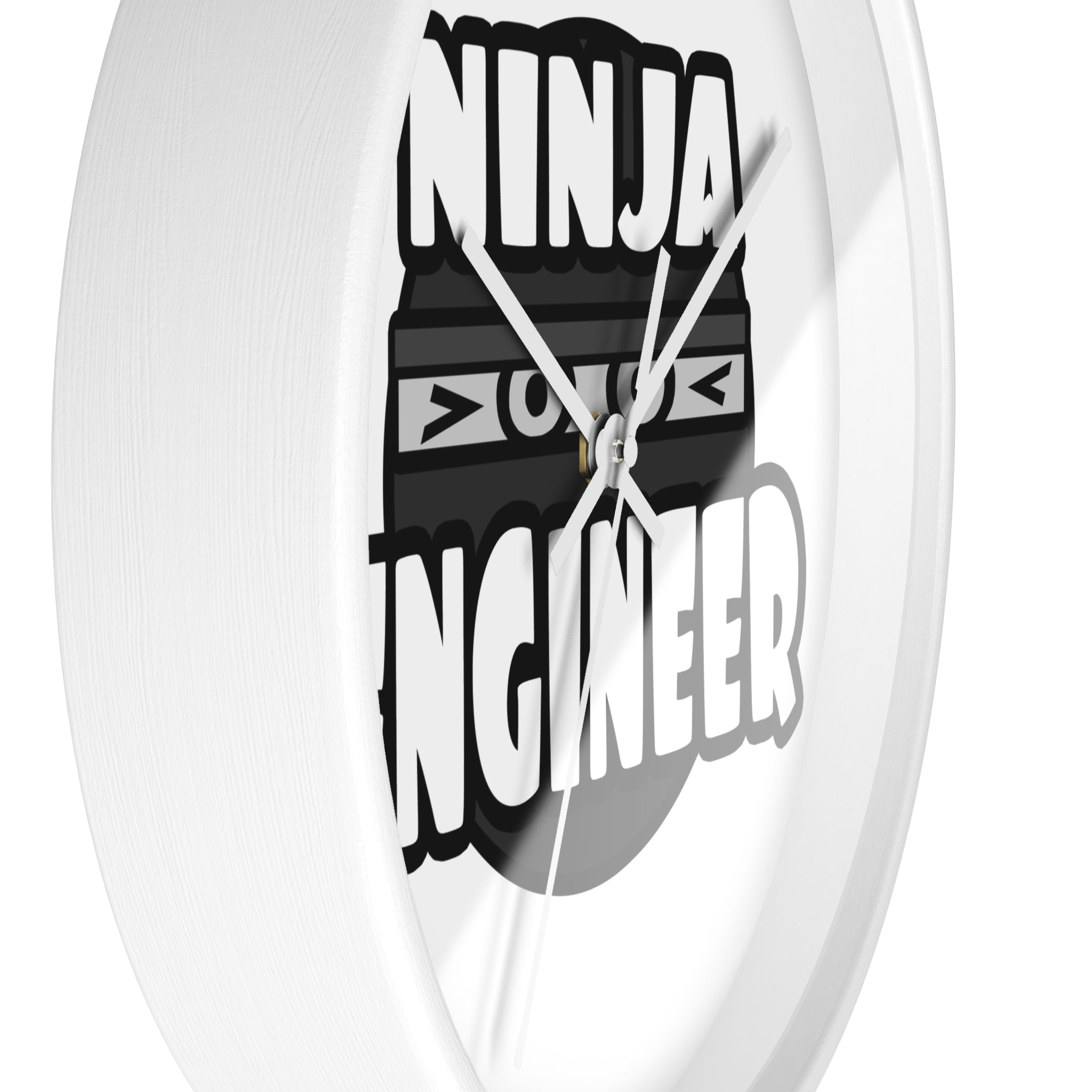 Ninja Engineer (2) - Wall Clock
