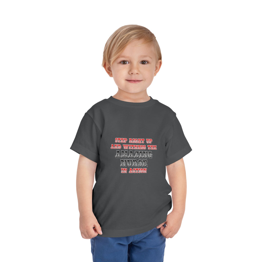 Amazing Nurse In Action - Toddler Short Sleeve Tee