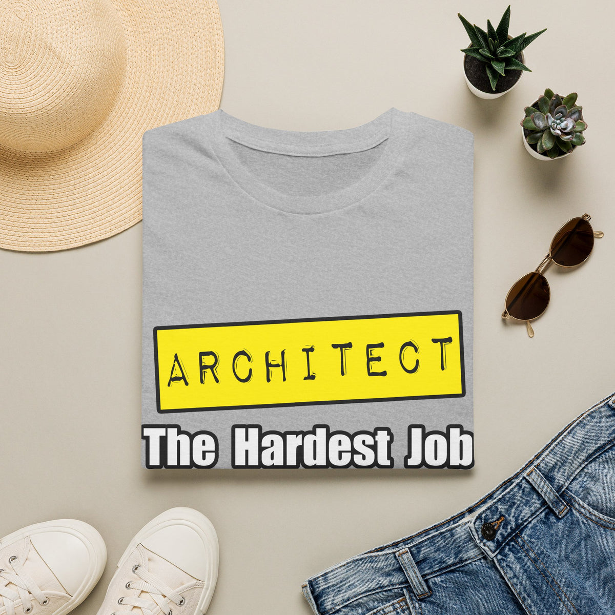 Architect...Hardest Job You'll Ever Love - Unisex Softstyle T-Shirt