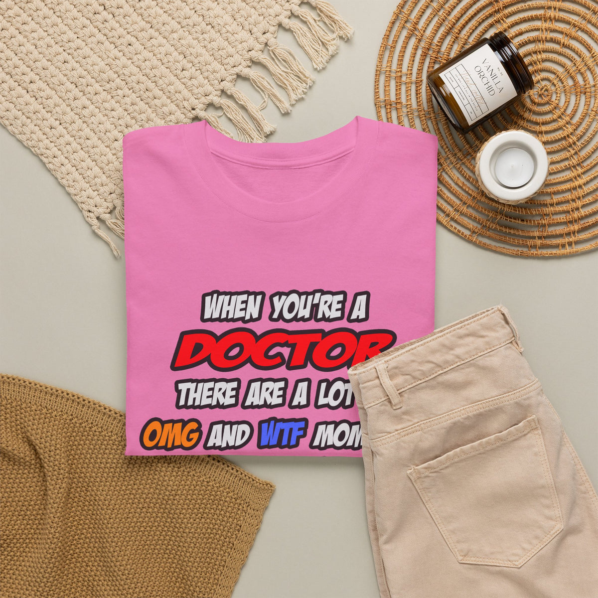 Doctor .. OMG WTF LOL - Unisex Heavy Cotton Tee