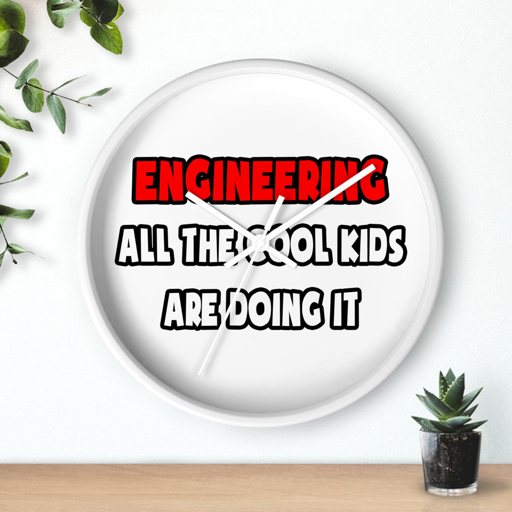 Funny Engineer Shirts and Gifts - Wall Clock