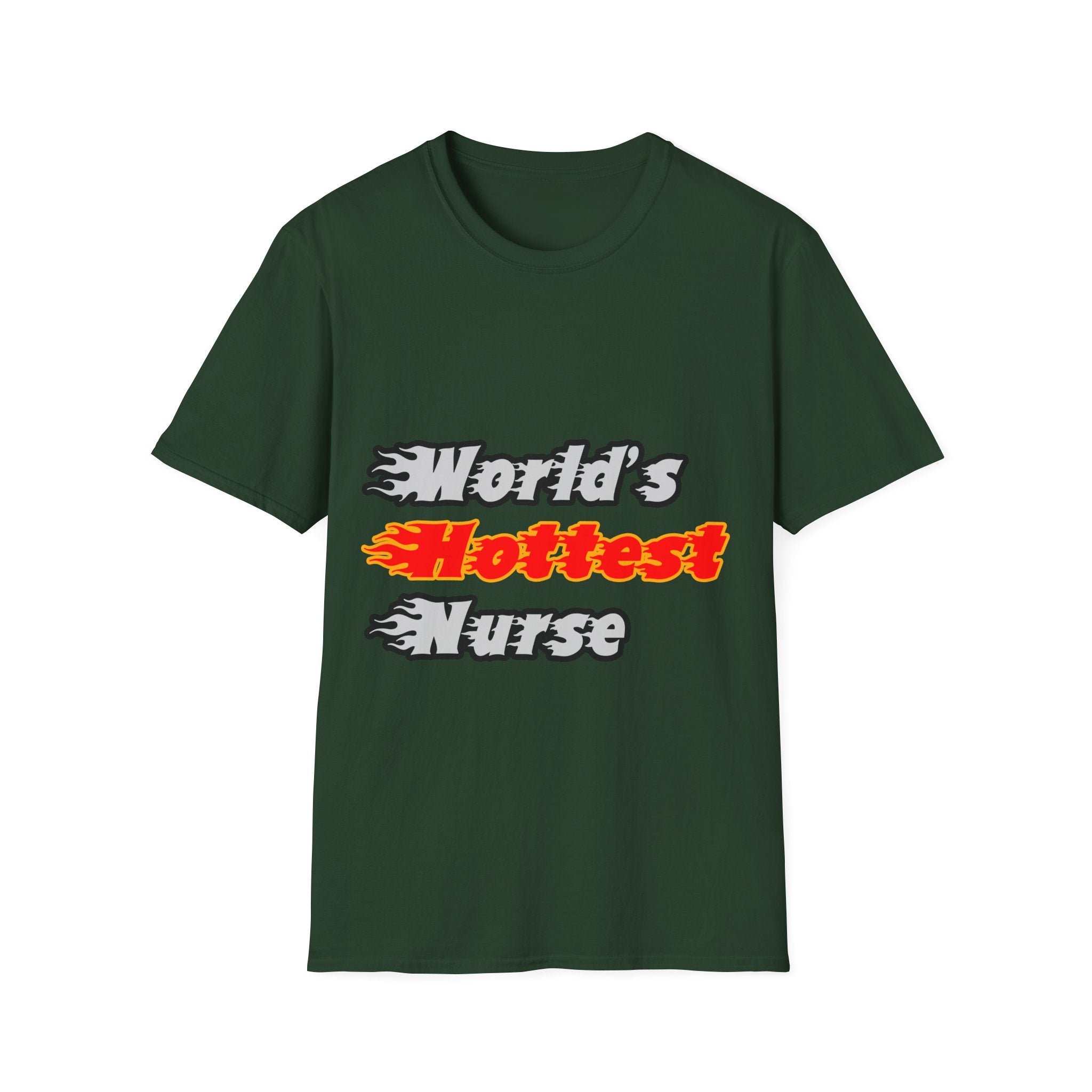 World's Hottest Nurse - Unisex Softstyle T-Shirt