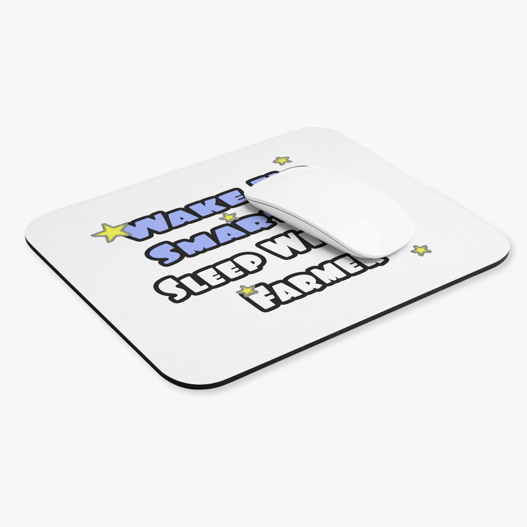 Wake Up Smarter...Sleep With a Farmer - Mouse Pad (Rectangle)