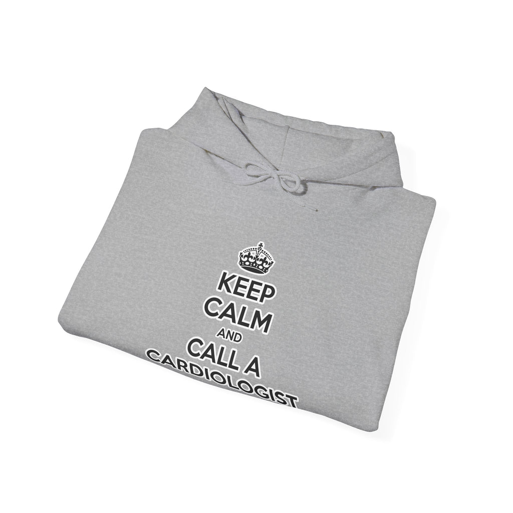 Keep Calm and Call a Cardiologist - Unisex Heavy Blend™ Hooded Sweatshirt