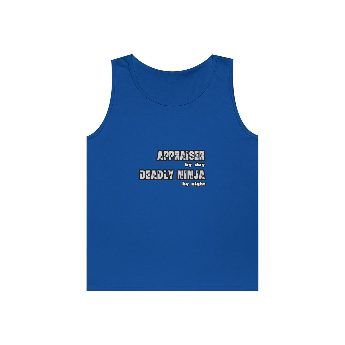 Appraiser By Day...Deadly Ninja By Night - Unisex Heavy Cotton Tank Top