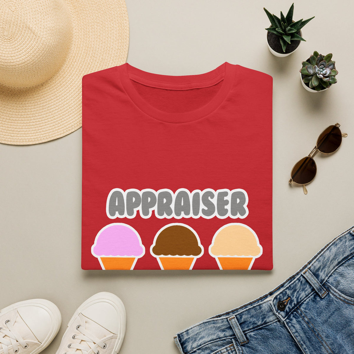 Appraiser ... Will Work For Ice Cream - Unisex Softstyle T-Shirt