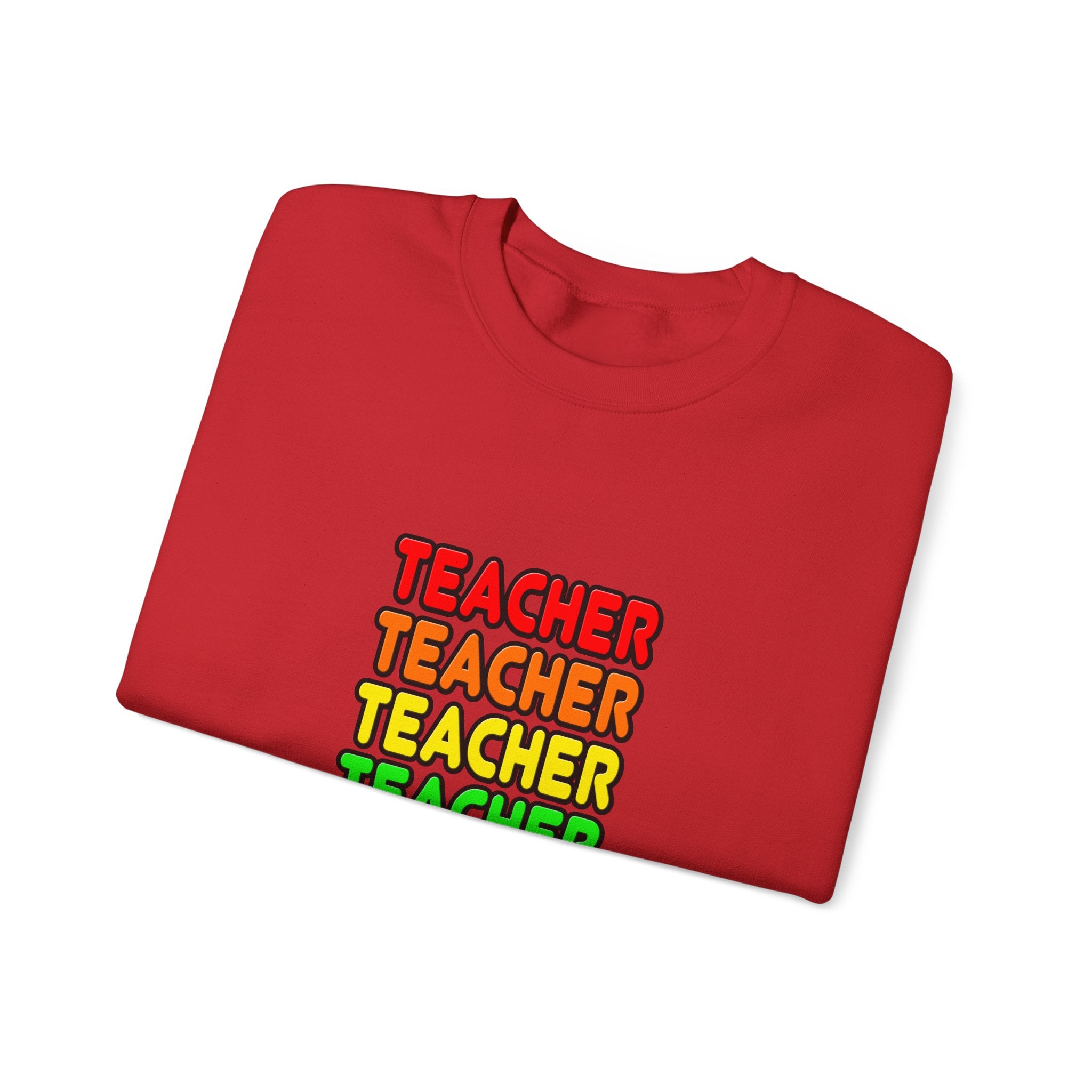 Rainbow Teacher - Unisex Heavy Blend™ Crewneck Sweatshirt