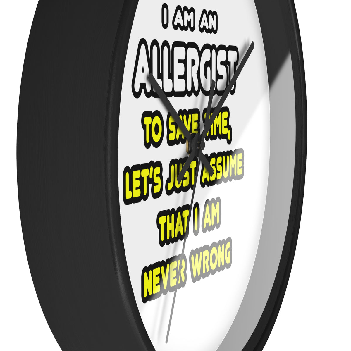 Funny Allergist T Shirts and Gifts - Wall Clock