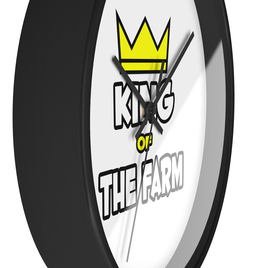 King of The Farm - Wall Clock