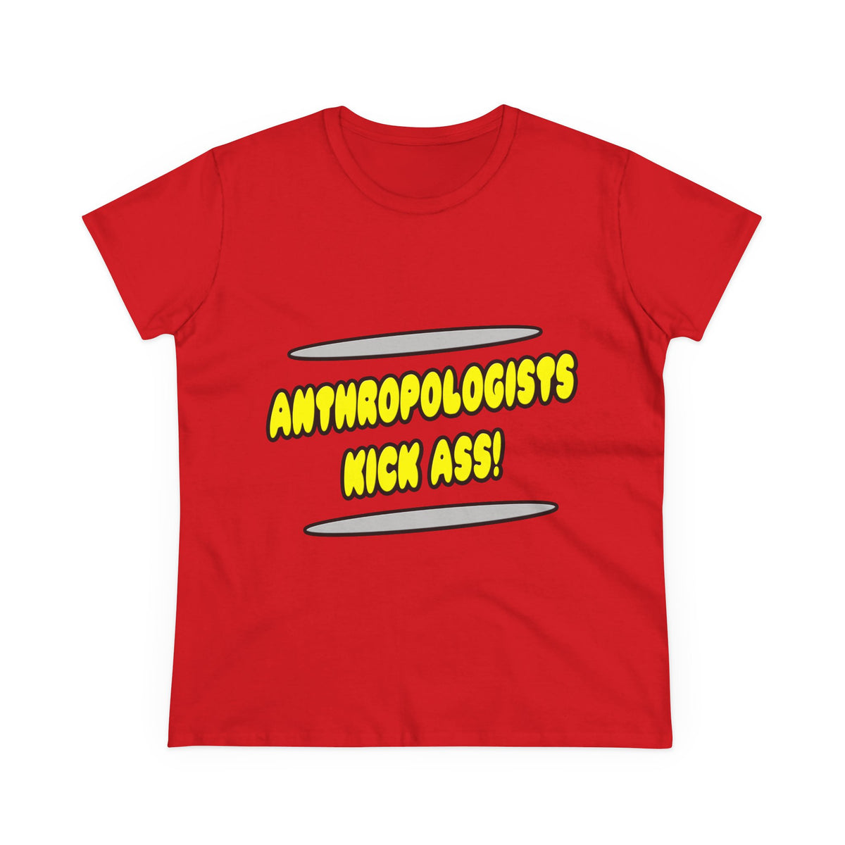Anthropologists Kick Ass! - Women's Midweight Cotton Tee