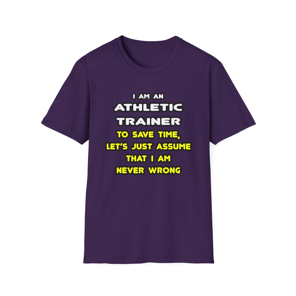 Funny Athletic Trainer T Shirts - Unisex Softstyle T-Shirt