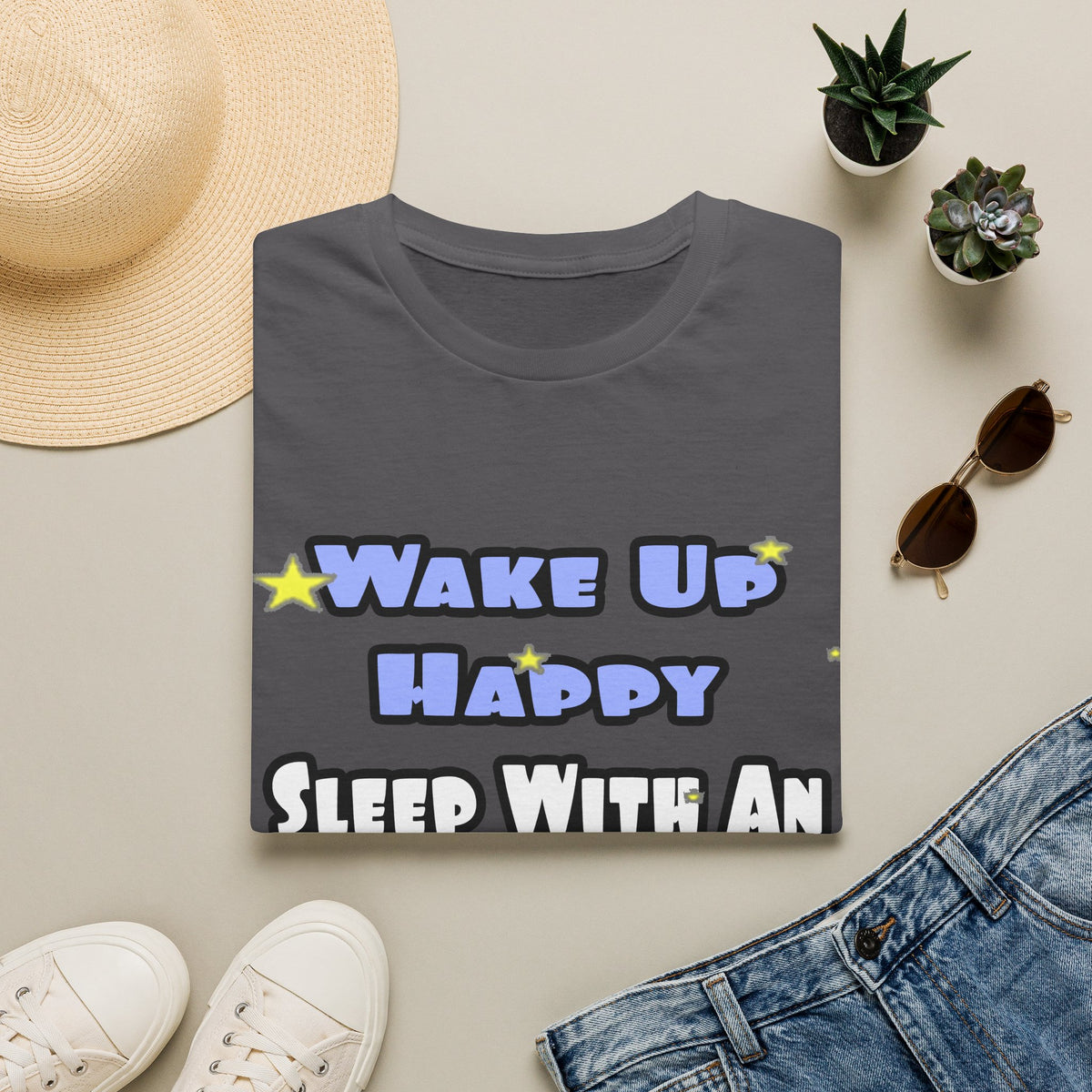 Wake Up Happy .. Sleep With an Acupuncturist - Unisex Softstyle T-Shirt
