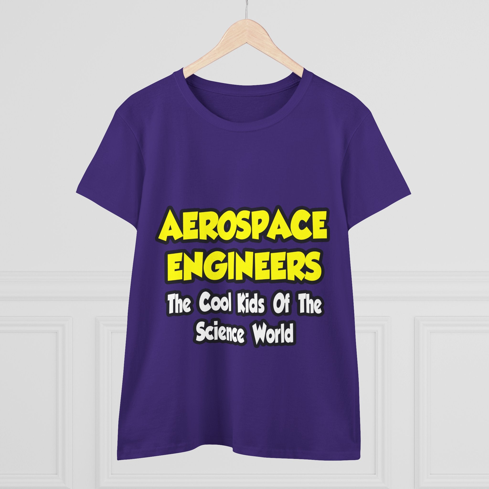 Aerospace Engineers...Cool Kids of Sci World - Women's Midweight Cotton Tee