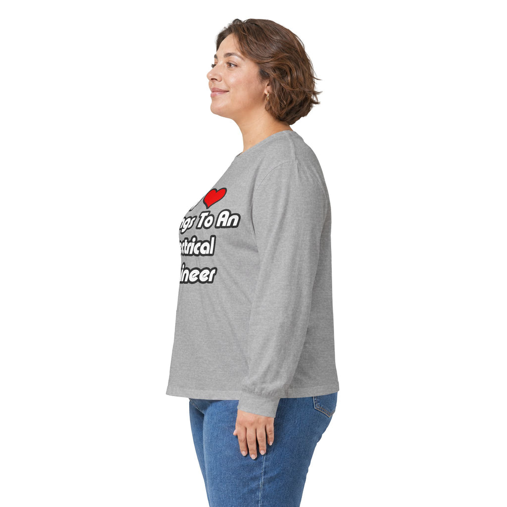 My Heart Belongs To An Electrical Engineer - Unisex Ultra Cotton Long Sleeve Tee